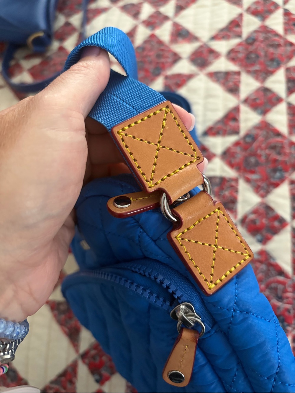 MZ Wallace Crossbody Bag in Bright Blue - Like New - Picture 3 of 5